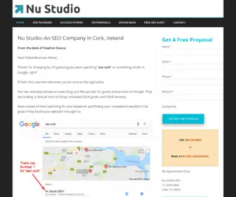 Nustudio.ie(SEO Cork) Screenshot