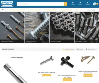 Nutandboltshop.com.au(Nut and Bolt Shop) Screenshot