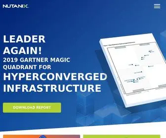 Nutanix.com(Transform Your Business with Hybrid Multicloud) Screenshot