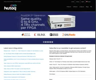 Nutaq.com(Nutaq Innovations Nutaq) Screenshot