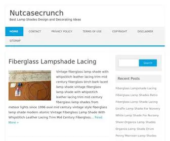 Nutcasecrunch.com(Best Lamp Shades Design and Decorating Ideas) Screenshot