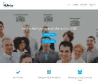 Nutechs.com(IT Staffing Company) Screenshot