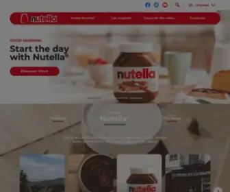 Nutella.ca(Get Inspired) Screenshot