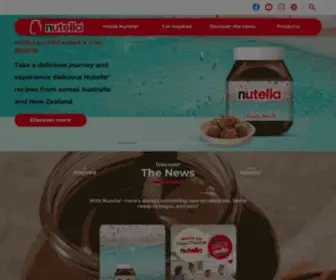 Nutella.com.au(Get Inspired) Screenshot