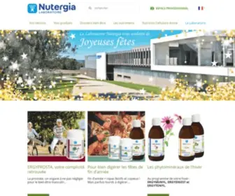 Nutergia.com(Fabricant) Screenshot