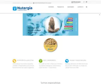 Nutergia.es(Micronutrición personalizada desde 1989) Screenshot