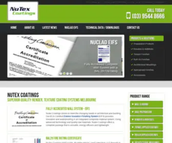 Nutex.com.au(Basecoat Renders) Screenshot