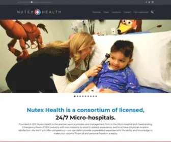 Nutexhealth.com(Nutex Health) Screenshot
