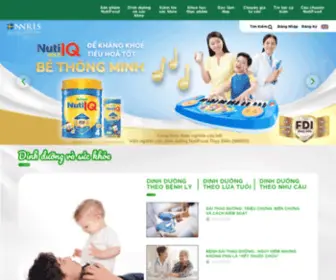 Nutifood.com.vn(Giải pháp dinh dưỡng của chuyên gia) Screenshot