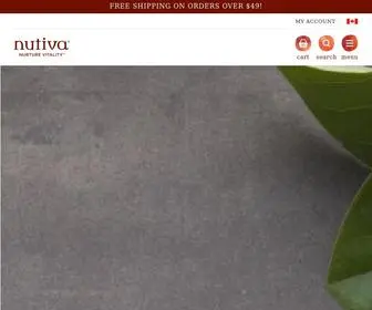 Nutiva.com(Nutiva Online for Organic Culinary Oils) Screenshot
