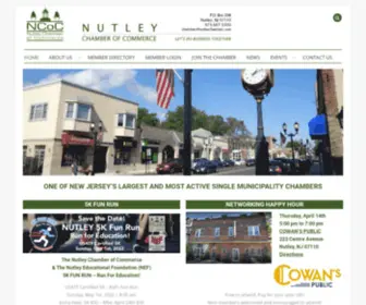 Nutleychamber.com(The Nutley Chamber Of Commerce) Screenshot