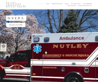 Nutleyrescue.org(Nutley Volunteer Emergency & Rescue SquadNutley Volunteer Emergency & Recsue Squad) Screenshot