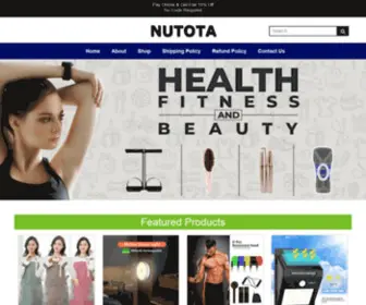 Nutota.shop(Buy Online Smart Living and Great Gifting Store) Screenshot