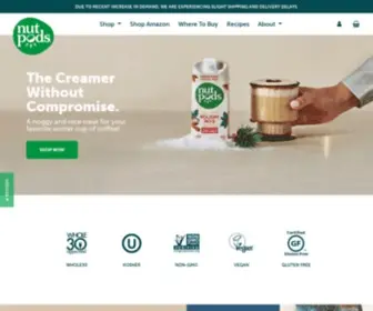Nutpods.com(Nutpods Dairy) Screenshot