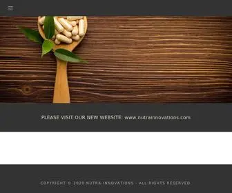 Nutra-Innovations.com(Nutra Innovations) Screenshot