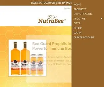 Nutrab.com(NutraBee USA) Screenshot