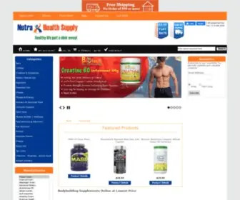 Nutrahealthsupply.com(Nutra Health Supply) Screenshot