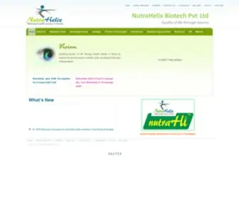 Nutrahelix.com(A Organic Store) Screenshot