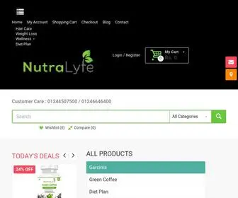 Nutralyfe.in(Best Brand of Garcinia Cambogia for Weight Loss in India) Screenshot