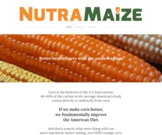 Nutramaize.com(CONTACT) Screenshot