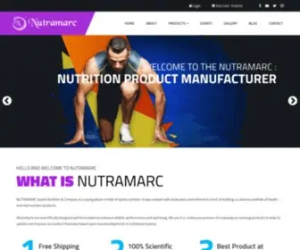 Nutramarc.com(Bodybuilding Products) Screenshot