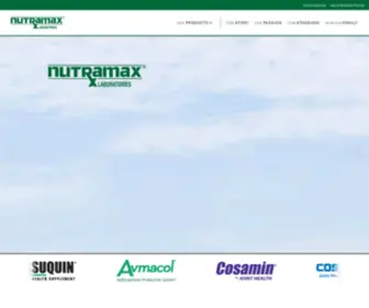 Nutramax.biz(Nutramax Laboratories) Screenshot