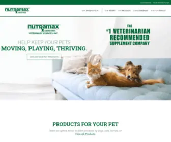 Nutramaxpet.com(Nutramax Laboratories) Screenshot