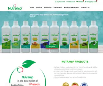 Nutranip.com(Nutranip) Screenshot