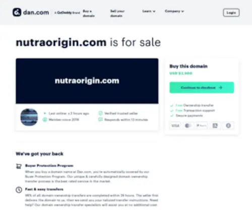 Nutraorigin.com(nutraorigin) Screenshot