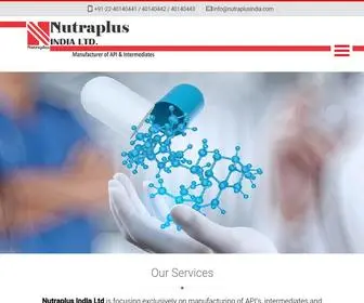 Nutraplusindia.com(Nutraplus India Limited (NPIL)) Screenshot
