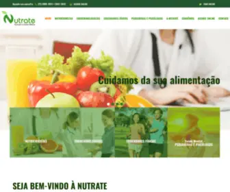 Nutrate.com.br(Nutrição e clínica médica) Screenshot