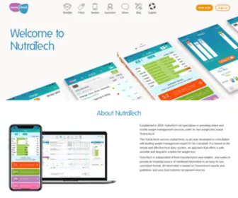 Nutratech.co.uk(Calorie counter) Screenshot