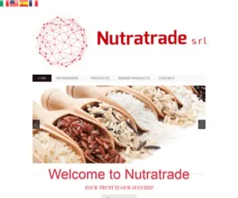 Nutratradesrl.com(Nutratrade s.r.l) Screenshot