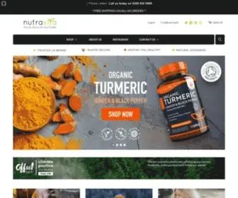 Nutravita.co.uk(Supplements & Vitamins for your Health) Screenshot