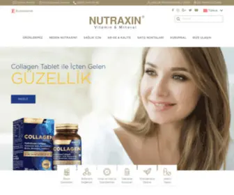 Nutraxin.com.tr(Vitamin, Besin Destek, Bitkisel Ürünler, Multivitamin) Screenshot