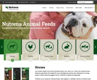 Nutrenaworld.com(Nutrena Animal Feeds) Screenshot
