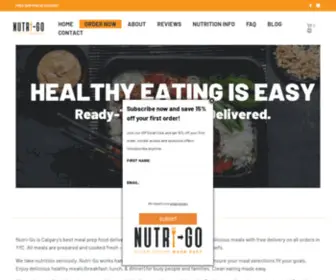 Nutri-GO.ca(Calgary's Best Meal Prep Food Delivery) Screenshot