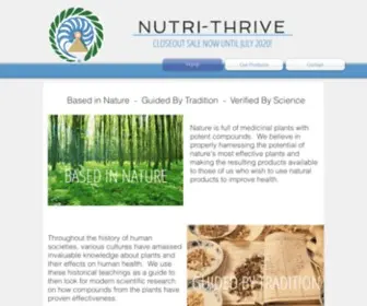 Nutri-Thrive.com(Nutri Thrive) Screenshot