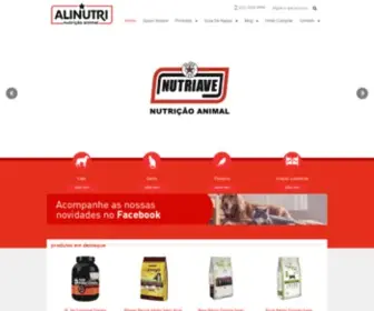 Nutriave.com.br(Alinutri Nutrição Animal) Screenshot