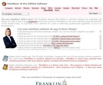 Nutribase.org(The NutriBase software for families and individuals) Screenshot