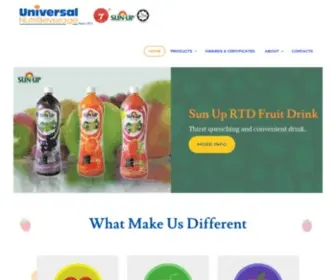 Nutribev.com(Fresh Fruit Juice Drink Manufacturer) Screenshot