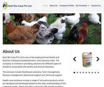 Nutribiocorp.com(Nutri Bio crop) Screenshot