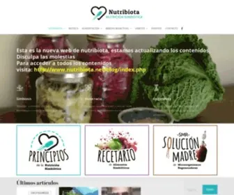 Nutribiota.net(Nutrición Simbiótica y microorganismos regeneradores) Screenshot