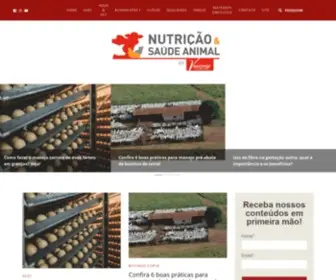 Nutricaoesaudeanimal.com.br(Artigos, dicas e novidades sobre nutrição e saúde animal) Screenshot