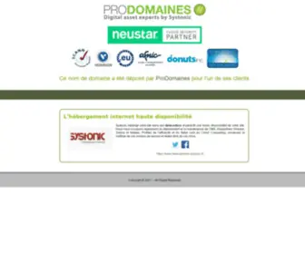 Nutricap.com(ProDomaines : nom de domaine déposé) Screenshot