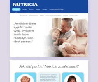 Nutricia.cz(Nutricia) Screenshot