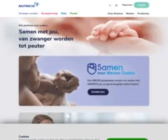 Nutriciavoorjou.nl(Babyvoeding en Kindervoeding) Screenshot