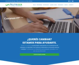 Nutricioncordoba.com.ar(Nutriser Centro Integral de Nutrición MédicaNutriser Nutrición en Córdoba) Screenshot