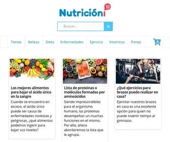 Nutricioni.com(A timeout occurred) Screenshot