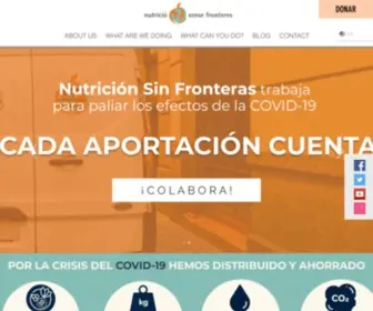 Nutricionsinfronteras.org(Ong) Screenshot
